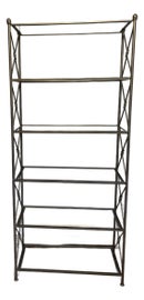 Example of Satin Stainless Steel Finish Casegoods and Storage