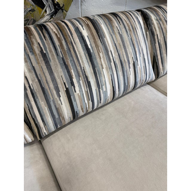 Textile 1960’s Adrian Pearsall Sectional Sofa Set with Matching Cocktail Table For Sale - Image 7 of 18