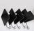 Metal Italian Space Age Wall Coat Hooks, 1970s, Set of 5 For Sale - Image 7 of 16