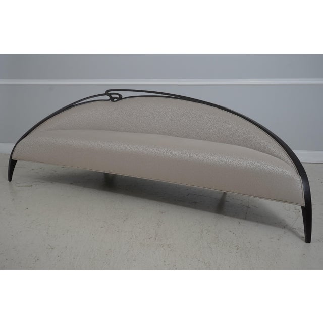 Art Nouveau Christopher Guy Swirl Chaise Lounge Sofa For Sale - Image 3 of 18