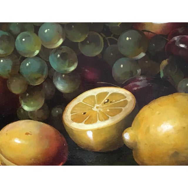 Salvatore Marinelli, Italian Still Life, Oil on Canvas, Framed For Sale - Image 4 of 7