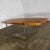 Modern Late 20th Century Modern Dining or Conference Table Walnut and Chrome Boat Shaped by Jens Risom for Howe Furniture For Sale - Image 3 of 13