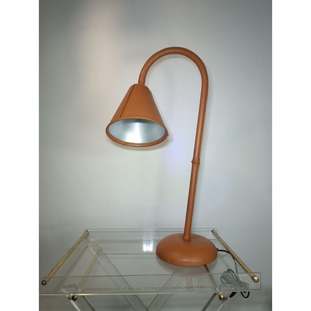 Table Lamp by Jacques Adnet for Valenti, 1960s For Sale - Image 3 of 15