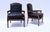 French Louis Xvi Style Leather Fauteuil Chairs For Sale - Image 3 of 12