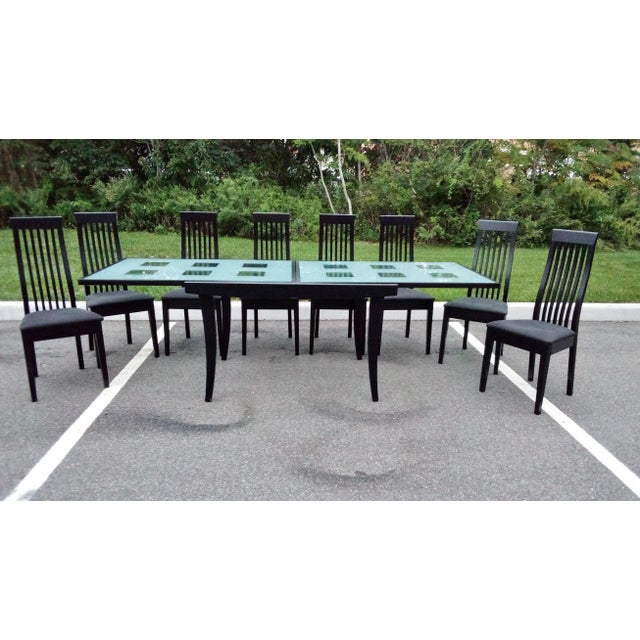 Will Not Split The Set ON SALE NOW FOR $2195 MAKE AN OFFER FOR $2195 Gorgeous Italian Bon Ton Table and 8 Chairs by...
