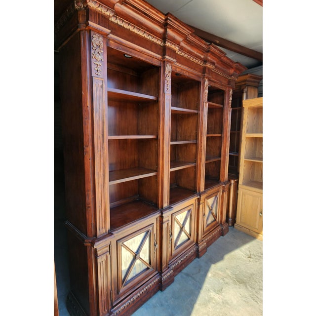Philippe Langdon Hard Wood Bookcase For Sale - Image 4 of 8
