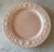 Set of 5 vintage glazed light pink dinner plates by "Franco Giorgi by Quadrifoglio." Plates are 10.25" in diameter and...