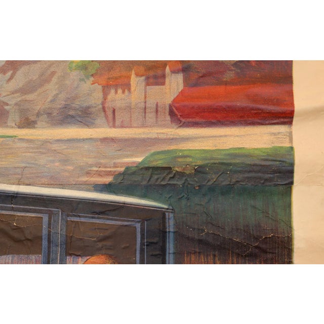 1925 Vintage French Car Poster, Citroen (2 Sheet Poster) For Sale - Image 6 of 7