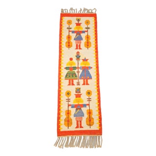 Vintage Chapel Kilim by Maria Domanska for Wawel Broste Kobe, Denmark, 1960s For Sale