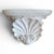 Neoclassical Vintage Neoclassical Revival Rocaille Shell Plaster Wall Bracket Shelf For Sale - Image 3 of 13