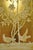 W36" * H100"/Panel, Hand-Painted Chinoiserie Birds and Flowers Wallpaper, Gold Leaf Wallpaper, Custom Panel Size Available For Sale - Image 10 of 11