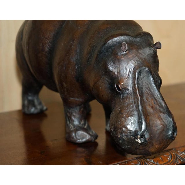 Animal Skin Omersa Hippos from Liberty, 1940s, Set of 2 For Sale - Image 7 of 18