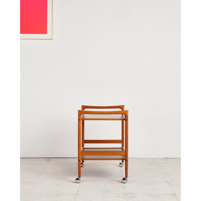 Dyrlund Mid-Century Teak Bar Cart from Dyrlund, 1960s For Sale - Image 4 of 18