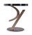 Bronze and lacquer end table designed by Greg Sheres. Now in stock. Sophisticated original sculpture in Antiqued Bronze....