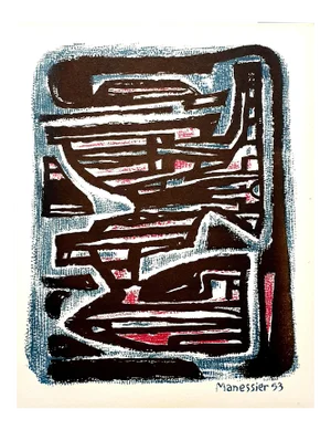 Alfred Manessier - Maze - Original Lithograph 1954
