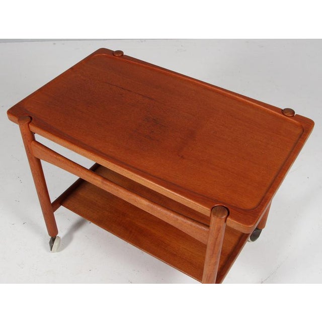 Tray Table in Oak by Hans J. Wegner for Andreas Tuck For Sale - Image 5 of 8