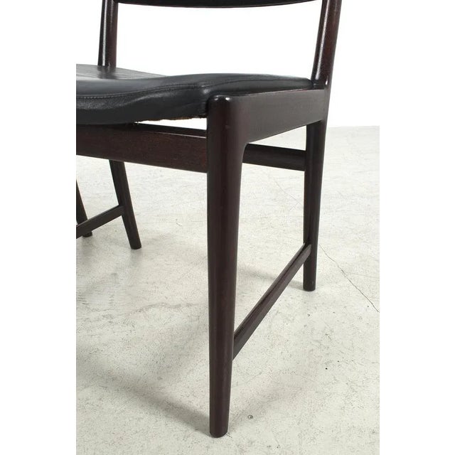 Black Set of Chairs by Kai Lyngfeldt Larsen For Sale - Image 8 of 10