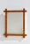 Antique Solid Birdseye Maple Framed Mirror With Crosshatch Corners, Circa Early 20th Century For Sale - Image 4 of 12
