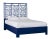 Wood Ohana Bed Queen - Navy Blue For Sale - Image 7 of 7