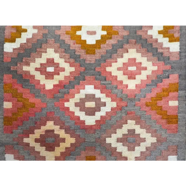 Red Vintage Afghani Kilim Rug For Sale - Image 8 of 13