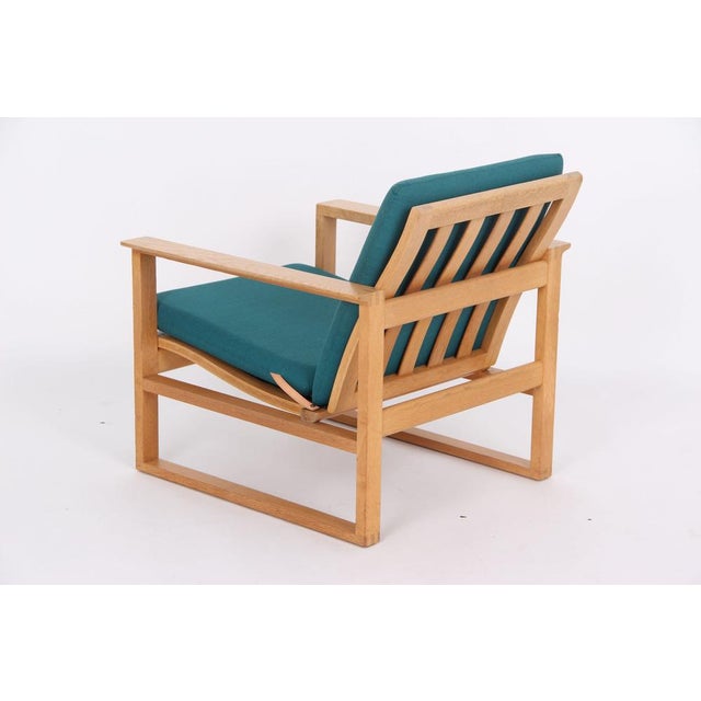 Model 2256 Lounge Chairs in Oak and Fabric by Børge Mogensen for Fredericia, Set of 2 For Sale - Image 12 of 18