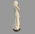 Traditional Antique Carved Alabaster Maiden Woman Sculpture Signed 24” Figure Marble Base For Sale - Image 3 of 10