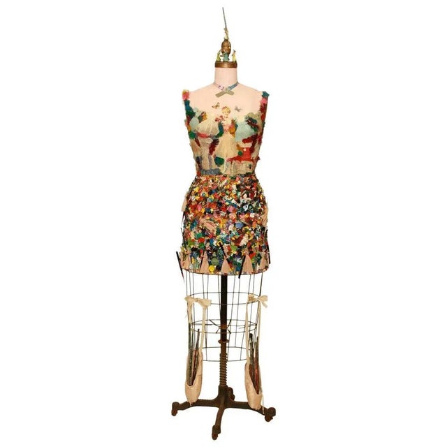 Extraordinary Mixed-Media Dress Form Sculpture For Sale - Image 13 of 13