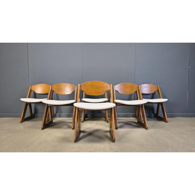 Vintage Brutalist Dining Chairs, 1960s, Set of 6 For Sale - Image 12 of 16