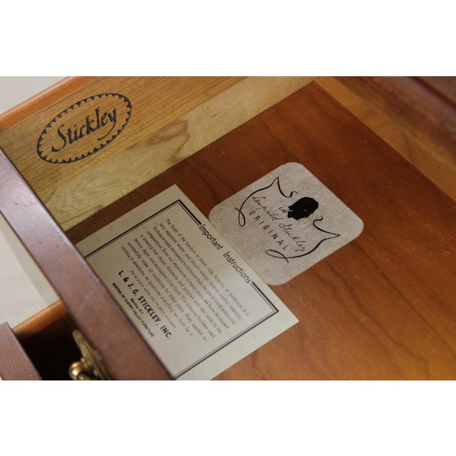 Wood Stickley Cherry Valley 10 Drawer Dresser For Sale - Image 7 of 14