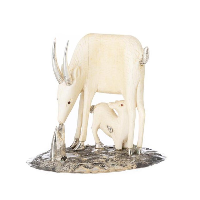 Luiz Ferreira, Gazelle, Late 20th Century, Silver For Sale - Image 6 of 6