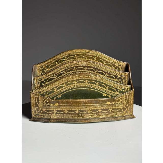 Desk Organizer in Leather For Sale - Image 4 of 17