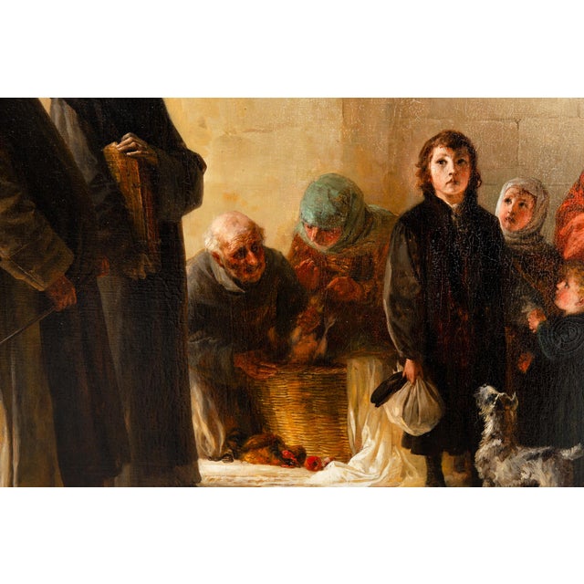 Textile Museum Quality Painting “Martin Luther at Magdeburg” by Wilhelm Lindenschmit For Sale - Image 7 of 18