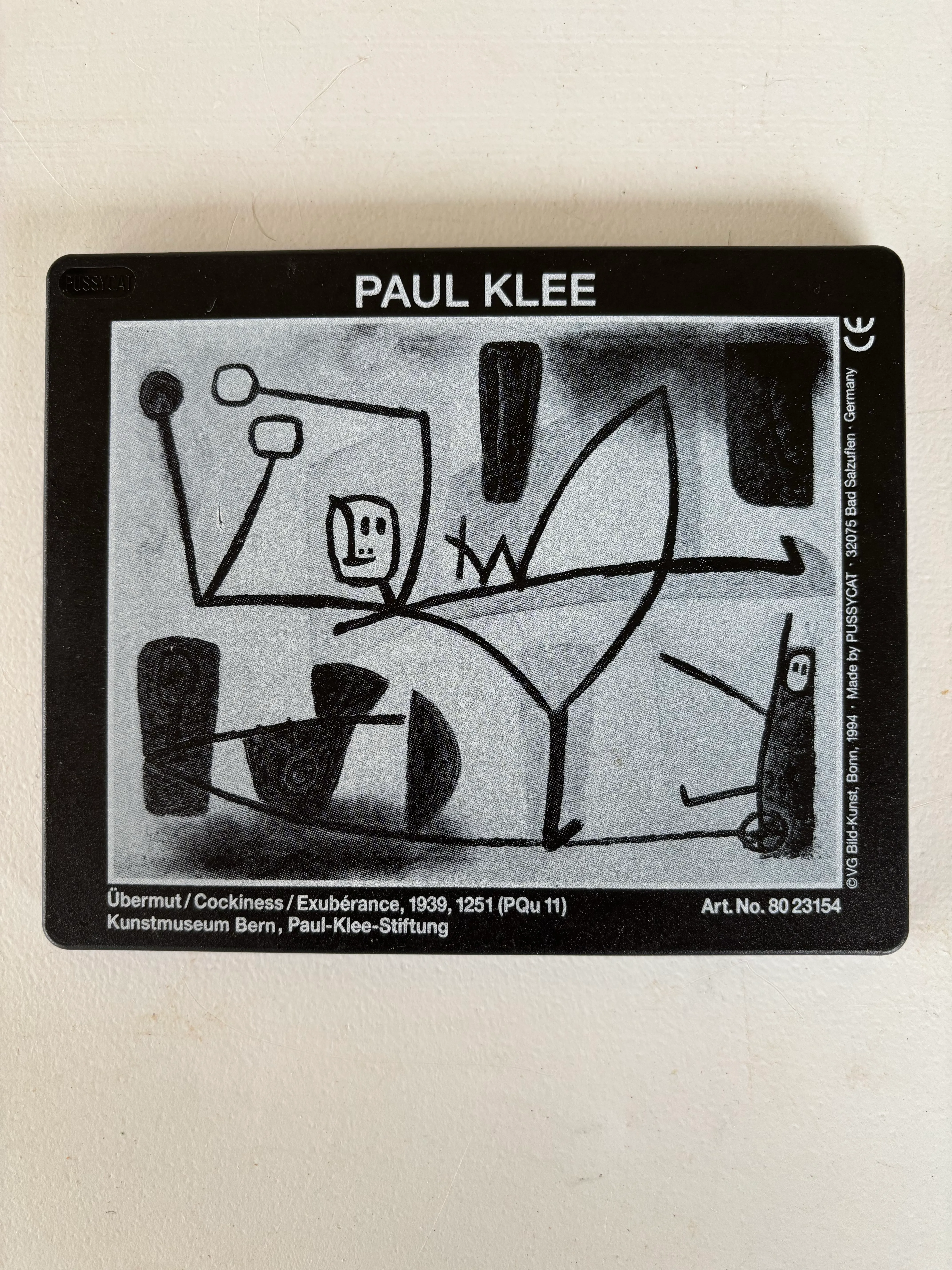 Paul Klee Slide Puzzle Made in Germany 1994 by Pussycat | Chairish