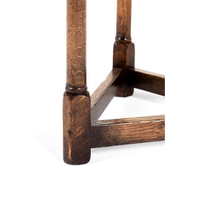 Clover Leaf Occasional Table in Oak For Sale - Image 9 of 10