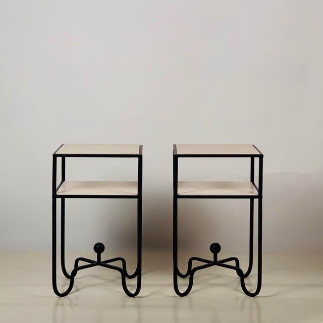 Design Frères 2-Tier Entretoise Side Tables - a Pair For Sale - Image 13 of 13