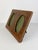 19th Century Antique French Napoleon III Burl Wood Double Photo Frame For Sale - Image 6 of 11