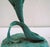 Jumping Frog on Reeds Cold-Cast Bronze Sculpture With Hand Applied Patina For Sale - Image 9 of 13