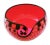 2010s Handcrafted Tomato Red Ceramic Yarn Bowl For Sale - Image 5 of 5