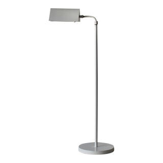Vintage Boyd Lighting Classic Phamacy Task Telescoping Floor Lamp in White For Sale