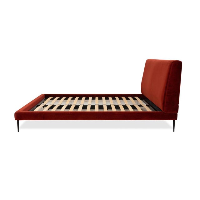 Fabric Bed in Red from Boconcept For Sale - Image 11 of 12