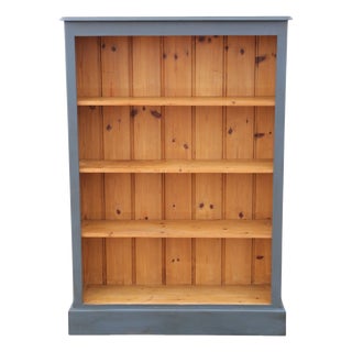 Large Vintage Painted Adjustable Bookcase, 1970s For Sale