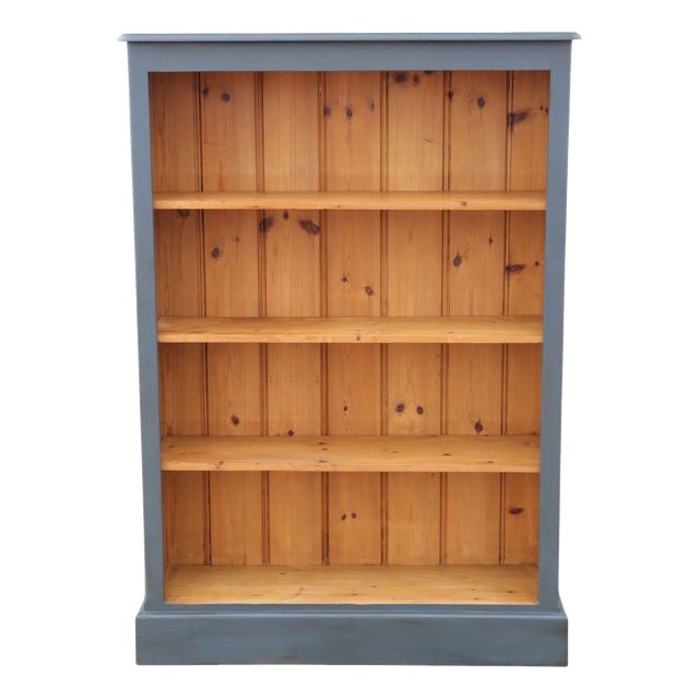Large Vintage Painted Adjustable Bookcase, 1970s For Sale