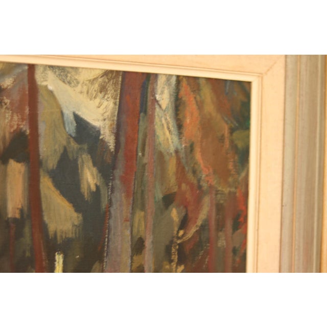 Frans Berg, Pine Forest, 1950s, Oil on Canvas, Framed For Sale - Image 5 of 18