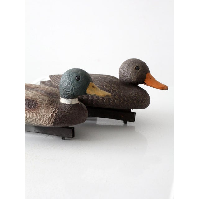 Late 20th Century Vintage Flambeau Duck Decoys Pair For Sale - Image 5 of 11