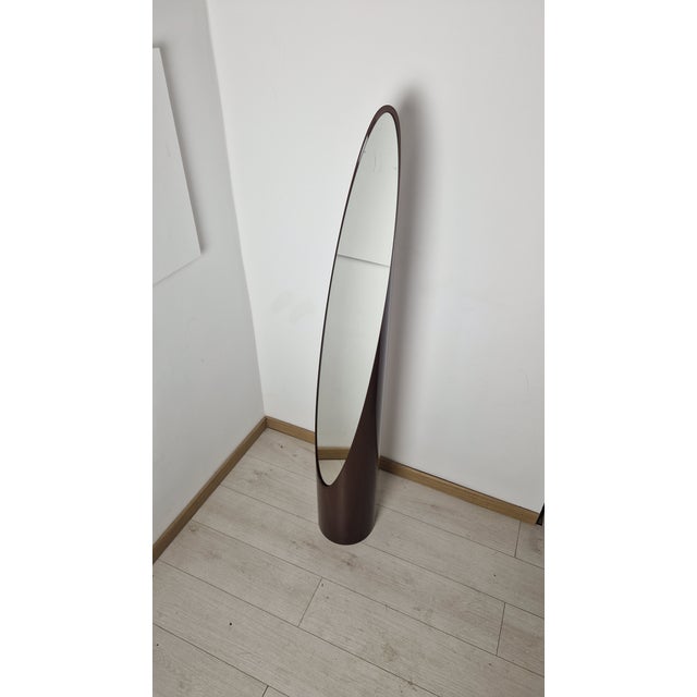 Model Unghia Nail Lipstick Floor Mirror in Brown For Sale - Image 4 of 15