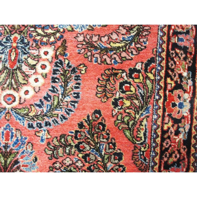 Early 20th Century Antique Persian Mohajeran Sarouk Rug-2'6" 4'10" For Sale - Image 5 of 9
