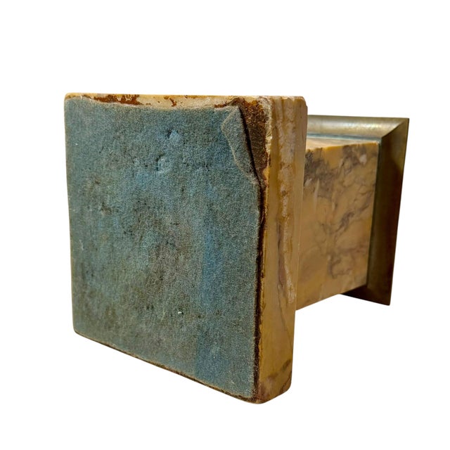 French Borghese Urns on Sienna Marble Plinths - A Pair For Sale - Image 10 of 11