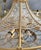 Vintage French Style Bronze & Crystal Basket Chandelier For Sale - Image 10 of 18