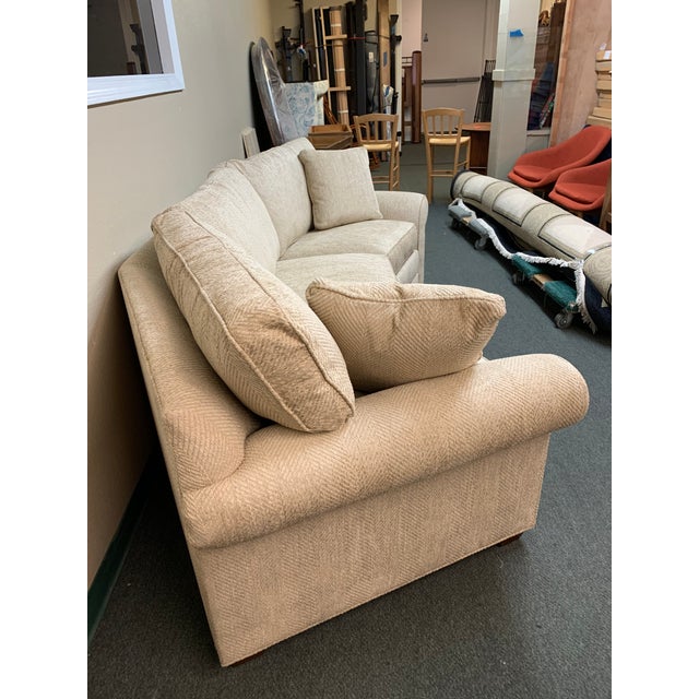 Ethan Allen Bennet Conversation Sofa Chairish