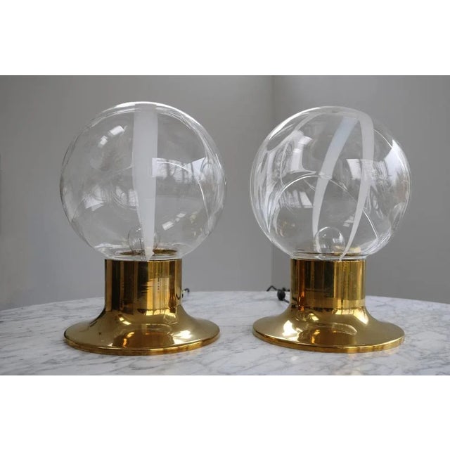 Model Membrane Table Lamp in Murano Glass by Gino Vistosi, Italy, 1960s For Sale - Image 3 of 8